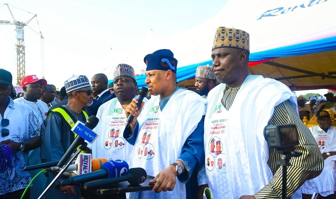 ‘Tinubu needs 2nd term to complete projects’ – Umahi says as FG flags off N1.5trn Niger highway