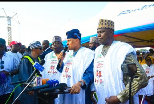 ‘Tinubu needs 2nd term to complete projects’ – Umahi says as FG flags off N1.5trn Niger highway