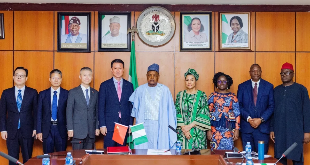 FG, China Sign m Grant For Development Projects