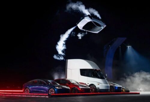 Tesla Unveils Flying Car Prototype