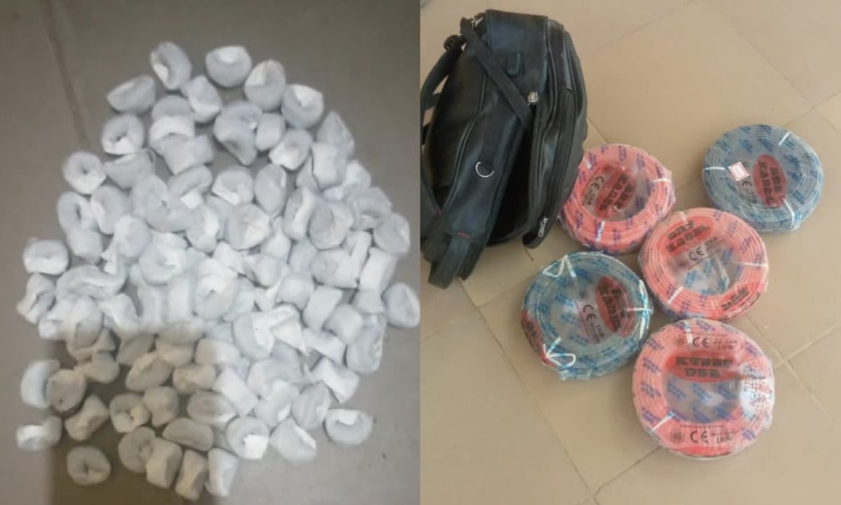 Police raid criminal hideout, arrest suspected drug dealer, recover cable wires in Uyo Police raid criminal hideout, arrest suspected drug dealer, recover cable wires in Uyo