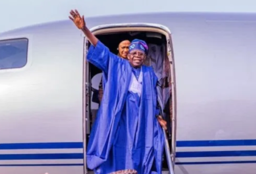 BREAKING: Tinubu jets out to Saudi Arabia to pray for Nigeria [VIDEO]
