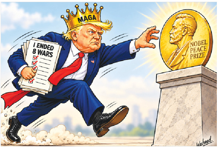 Will A Nobel Solve The World’s Trump Problem? The President Thinks So