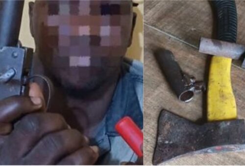 SWAT arrests suspected cultist, recovers pistols, cartridges, axe in Ogun